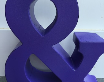 Ampersand, Metal Letters, Wall Decor, Wall Metal Letter, Black Letter, Shelf Letter, Shelf Metal Letter - New Item