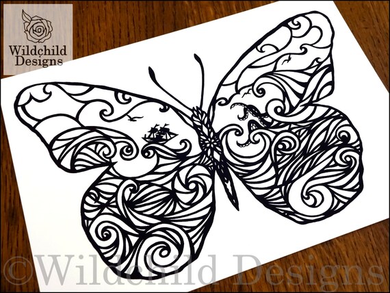 Butterfly Effect Paper Cutting Template Personal Use Vinyl Butterfly Effect Paper Cutting Template Personal Use Vinyl