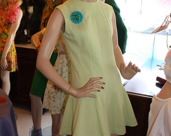 1960's Vintage Mini Dress Item #178-MD