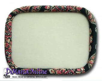 Oblong 30x23 cm Beading Tray Silaba "Ruby Royal"