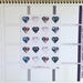 0091 Diamonds mixed colours decorative icons banner reminders planner stickers for Erin Condren & other diaries, planners