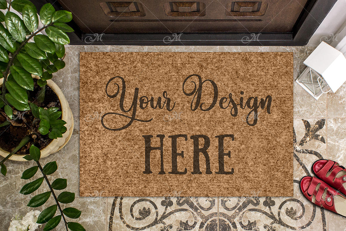 Download Doormat Mock-up / PSD JPG PNG / Mock-up / Photo mockup