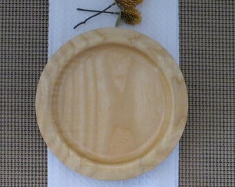 Shallow Bowl - Hand Turned Wood - Curly Maple