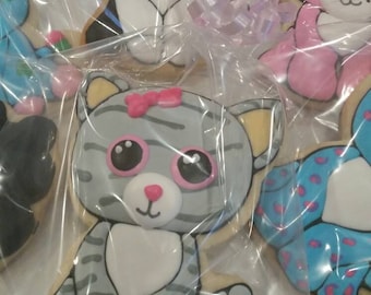 Beanie boo cookies (12 cookies)