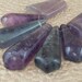 Rainbow Fluorite Focal Pendant Beads Destash