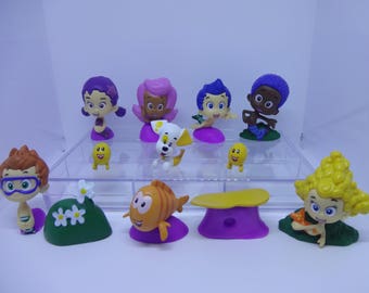 Mister A Gift Bubble Guppies set of 12 plastic Cake Toppers