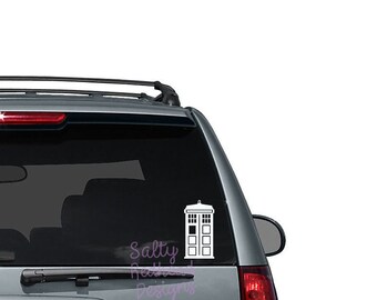 Doctor Who Tardis Vinyl Decal