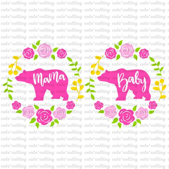 Free Free Mama Bear Svg With Flowers 664 SVG PNG EPS DXF File