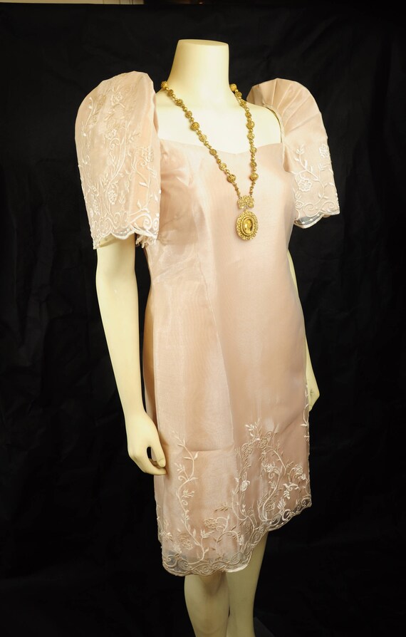 long sleeve filipiniana
