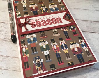 Handmade Notepad Gift Set, Notepad Cover with Matching Note Cards and Pen, Jr Legal Pad Cover, Hostess Gift, Stampin' Up!