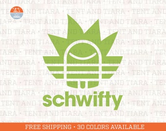 Schwifty - Rick and Morty - Vinyl Decal Car Decal Laptop Decal Phone Decal Yeti Decal Water Bottle Decal Gift for Friend Get Schwifty