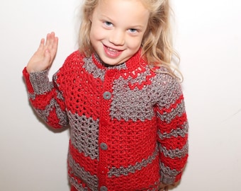 Childs Crocheted Sweater