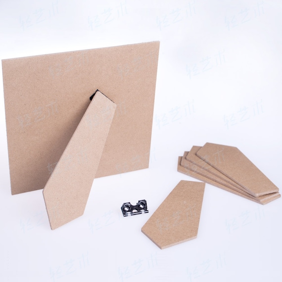 Items similar to Mild Art Photo Frame Stand Support MDF Wooden Back Board Not Included Home
