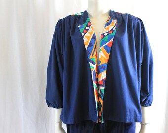 Vintage Cotton Cropped Raglan Jacket