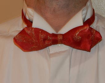 Red bow tie gold Venice NPGM1