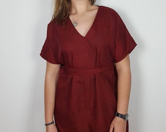 Short dress, sleeveless, V-neck, women