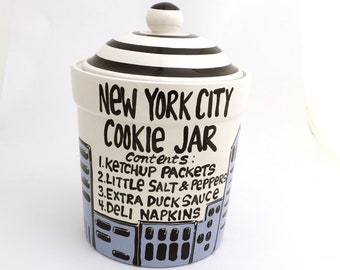 New York City Cookie Jar by Lorrie Veasey formerly of Our Name is Mud