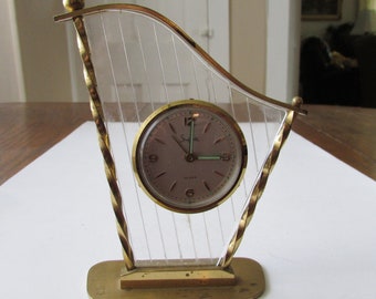 Vintage Sheffield Harp Clock West Germany Not Working