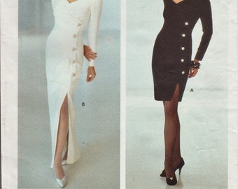 Vogue 2596 / Vintage Designer Sewing Pattern By Bellville Sassoon / Evening Dress / Gown / Sizes 6 8 10