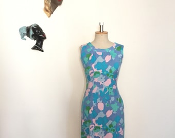 Vintage 50s 60s Wiggle Dress