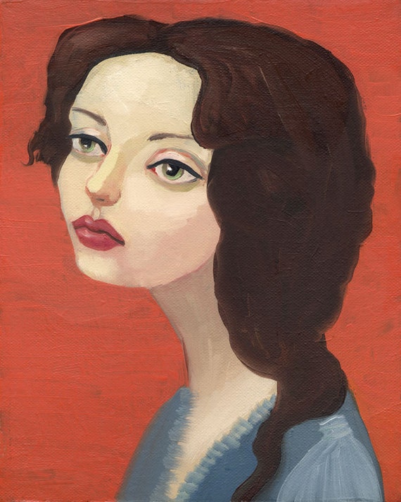 Items similar to Jacqueline Art Print on Etsy