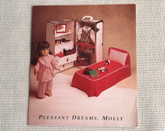 American Girl Pleasant Company Vintage Borderless Pamphlet ... Pleasant Dreams, Molly ... Rare Item for the Serious Collector