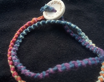 Rainbow Hemp Bracelet