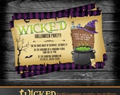 Items Similar To Digital : Personalized Wicked Halloween Party ...