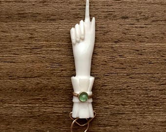 SOLD!! Hand Pendant pointing finger