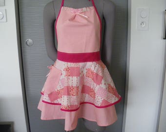 tablier de cuisine femme chic,tablier rétro, tablier fait main unique ,tablier pin up ,blouse ,cadeau