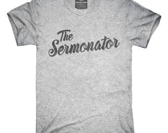 The Sermonator Funny Pastor T-Shirt, Hoodie, Tank Top, Gifts