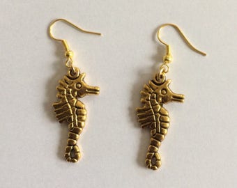 Seahorse earrings