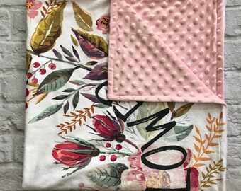 Baby Blanket - Wildflower Floral