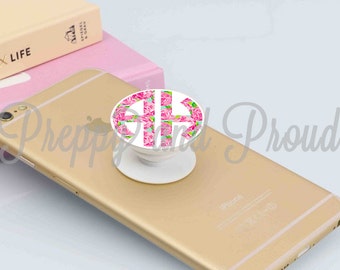 Preppy Prints Monogram Decal Stickers for Popsocket
