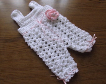 Baby Girl Overalls, Crochet Baby Overalls, Crochet Baby Girl Overalls, Baby Girl, Crochet baby