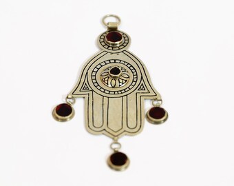 Hamsa, Hamsa Hand, Evil Eye Hamsa, Wall Decoration, Housewarming Gift, Hand Of Fatima, Spiritual Art, Judaica Art, Hamsa Wall Décor