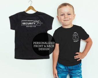 Ring Security Shirt, Ring Bearer Shirt, Boys Bridal Party Gift, Ring Bearer Gift, Ring Bearer Shirt, Ring Secuirty Shirt
