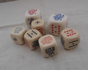 A set of vintage dice