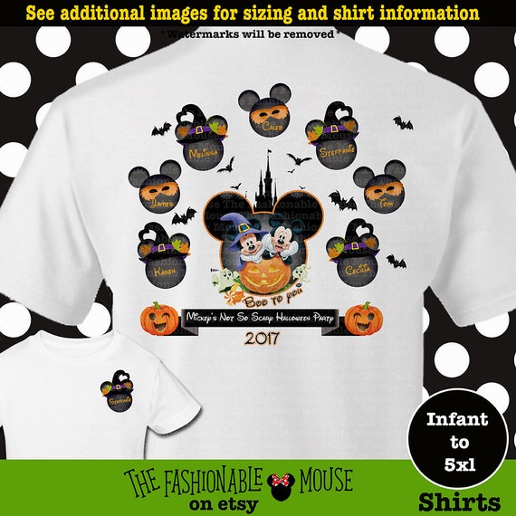 Disney Halloween Family Shirts Disney Halloween Shirt Boo To