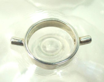 Large Bead Frame in Sterling Silver