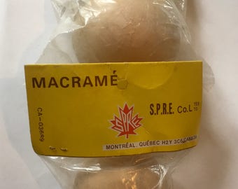 LARGE Wooden Macrama Beads - Vintage 1970's