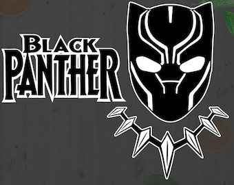 Black Panther Svg, Black panther movie Cutfiles: Svg, Dxf, Eps, Png files, Black panther cuttin files for Cricut, Silhouette, Superhero svg