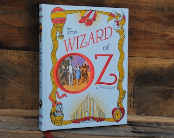 Book Safe - The Wizard of Oz - White - Leather Bound Hollow Book Safe