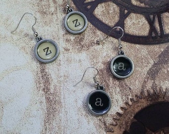 Letter Typewriter Earrings