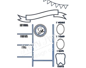 Birthday Board SVG Digital Cutting File for Cricut Silhouette SVG Downloadable File