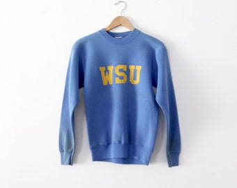vintage WSU sweatshirt, 1980s college sweatshirt