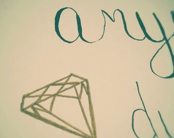 Handwritten Quote Sparkle