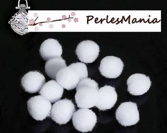 4 balls Polypropylene white 14mm FRAGRANCE DIFFUSER has insert in CAGE (S1179386)