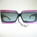 Vintage Foster Grant Sunglasses / 1960's / Purple / Batwing