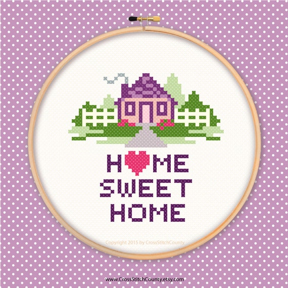 Home Sweet Cross Stitch Pattern House Love Heart Mansion Apartment Real Estate PDF Instant Printable Download Includes Beginners How To From Home Sweet Cross Stitch Pattern House Love Heart Mansion Apartment Real Estate PDF Instant Printable Download Includes Beginners How To From